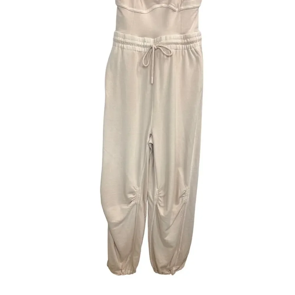 Free People Movement In Bound Athletic Romper In Blush Pink Women’s Size Medium - Picture 6 of 14